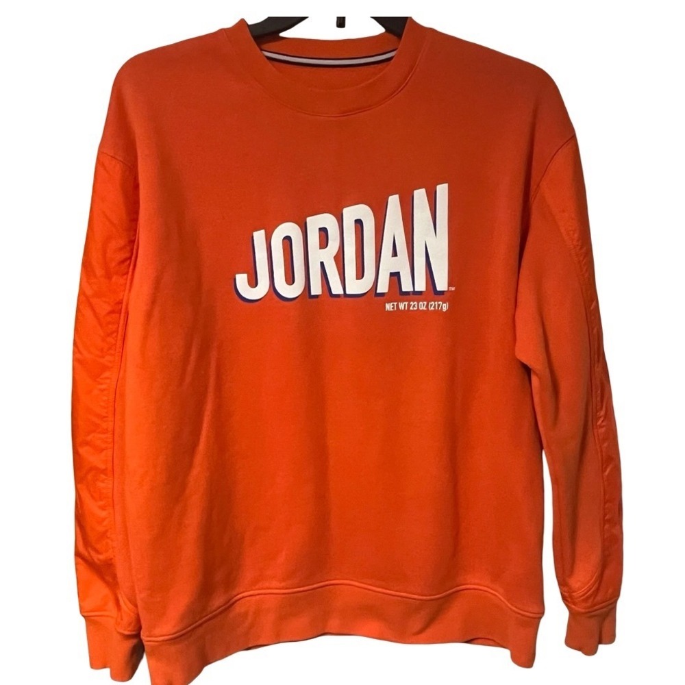 Jordan Flight MVP Orange Crewneck Sweatshirt Michael Jordan Mens Large L